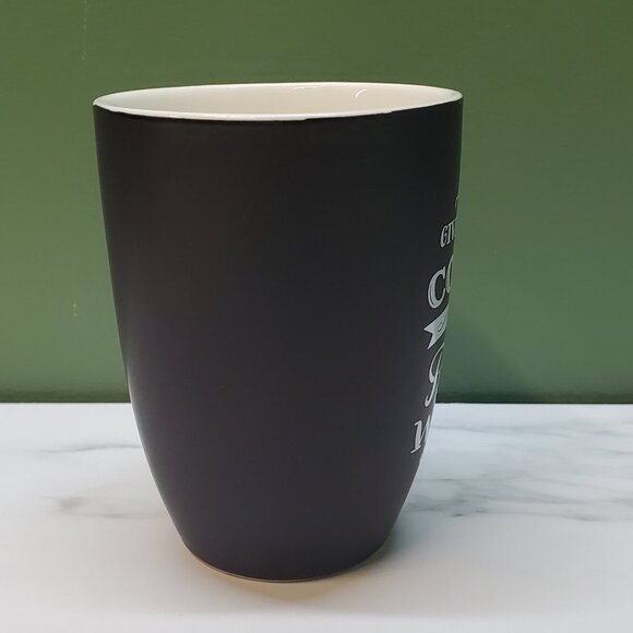 Mug - Urban Barn Black Coffee Mug with Inspirational Quote - Picture 3 of 8